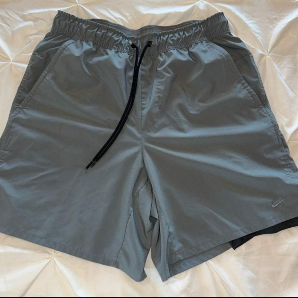 Gray Nike Athletic Shorts